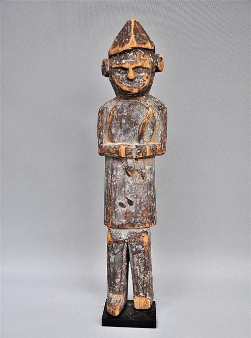 Houten tribaal beeld van een shamaan - Nepal - ca 1950, Antiek en Kunst, Kunst | Niet-Westerse kunst, Ophalen of Verzenden