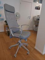 Bureaustoel, Huis en Inrichting, Ophalen, Gebruikt, Grijs, Bureaustoel