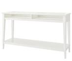 Liatorp lang deco tafel, Maison & Meubles, Moins de 100 cm, Comme neuf, Enlèvement, Strak
