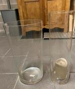 Vazen groot glas, Huis en Inrichting, Woonaccessoires | Stolpen, Ophalen, Zo goed als nieuw
