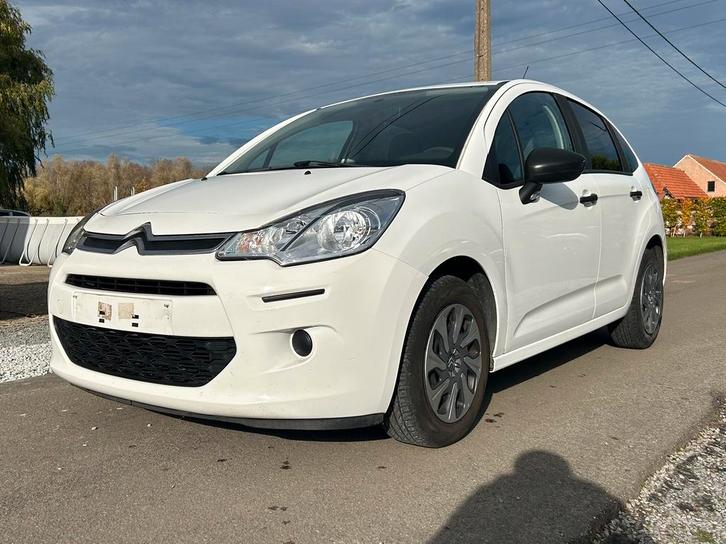 Citroën C3 1.0 Benzine – 2015 – Witte kleur, Auto's, Citroën, Particulier, C3, Airconditioning, Bluetooth, Centrale vergrendeling