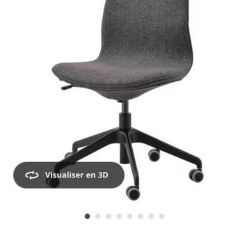 IKEA LANGFJALL zwarte stoel beschikbaar voor biedingen