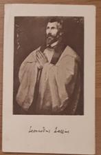 Carte de prière ancienne Leonardus Lessius BRECHT1554 + 162, Envoi, Image pieuse