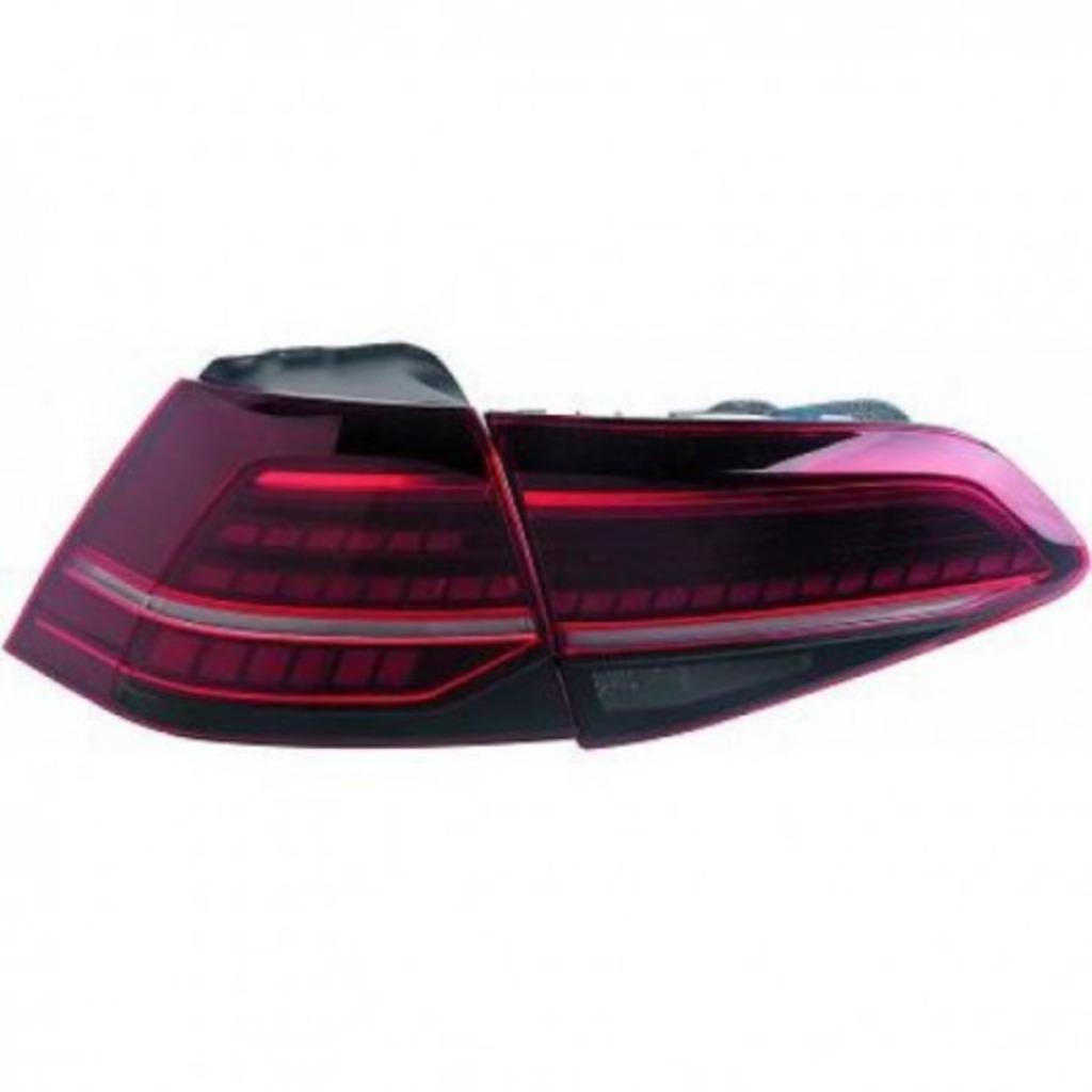 FEUX ARRIERES LOOK FACELIFT DYNAMIQUE - ROUGE FONCE GOLF 7, Auto diversen, Tuning en Styling, Ophalen of Verzenden