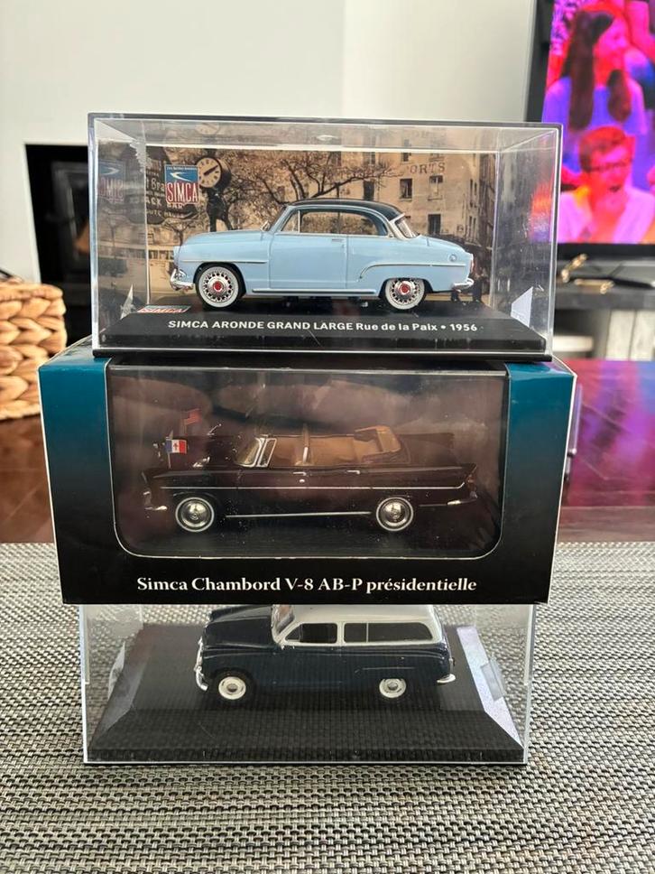 collection simca 1/43 norev ixo atlas, Hobby en Vrije tijd, Modelauto's | 1:43, Zo goed als nieuw, Auto, Norev, Ophalen