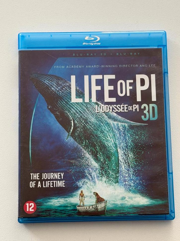 Life Of Pi (3D Blu-ray) Ex-rental, Cd's en Dvd's, Blu-ray, Gebruikt, 3D, Ophalen of Verzenden