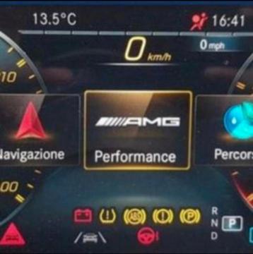 Activation Cluster Menu Style AMG - Mercedes MBUX IC177