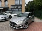 Ford Fiesta 1.0i/TITANIUM/M2015/50.000KM/AIRCO/12M GARANTIE, Euro 5, Zwart, Handgeschakeld, 5 deurs