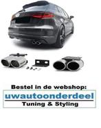 Audi A3 8V S3 Look Uitlaat Sierstuk Ombouw Dummy S Line Look, Ophalen of Verzenden