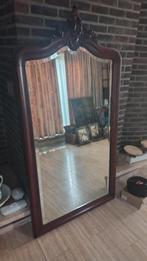 oude spiegel, Antiek en Kunst, Ophalen, Rechthoekig, 100 tot 150 cm, 100 tot 150 cm