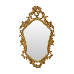 Vergulde Deknudt Rococo Stijl Spiegel Kuifspiegel Acanthus 8, Antiek en Kunst, Antiek | Spiegels, Ophalen of Verzenden, Overige vormen
