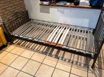 Lit fer forgé 1 per + sommier + matelas., Ophalen, Zo goed als nieuw, 210 cm