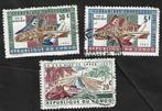 5 Postzegels 1963 Hulp EEG aan Congo, Ophalen of Verzenden, Overige landen, Gestempeld