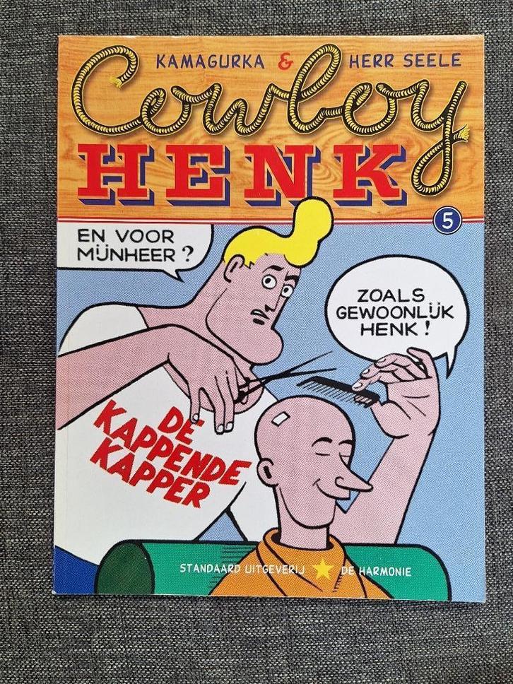 Kamagurka Herr Seele - Cowboy Henk Kappende Kapper (1998), Boeken, Stripverhalen, Gelezen, Eén stripboek, Ophalen of Verzenden