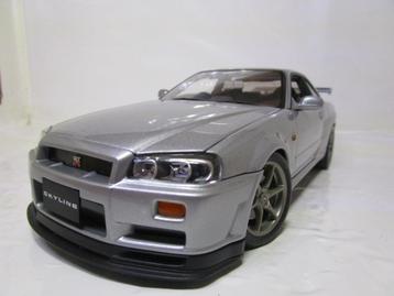 autoart 1:18 nissan skyline r34 vspec  beschikbaar voor biedingen