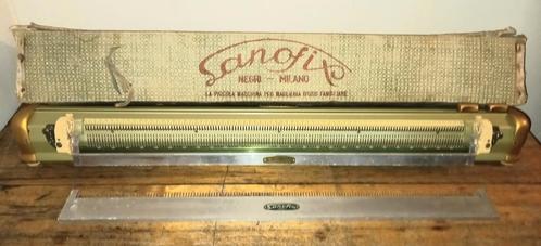 🧶 Machine à tricoter LANOFIX Negri Milano. ± 1940 VINTAGE., Hobby & Loisirs créatifs, Tricot & Crochet, Utilisé, Tricot, Enlèvement