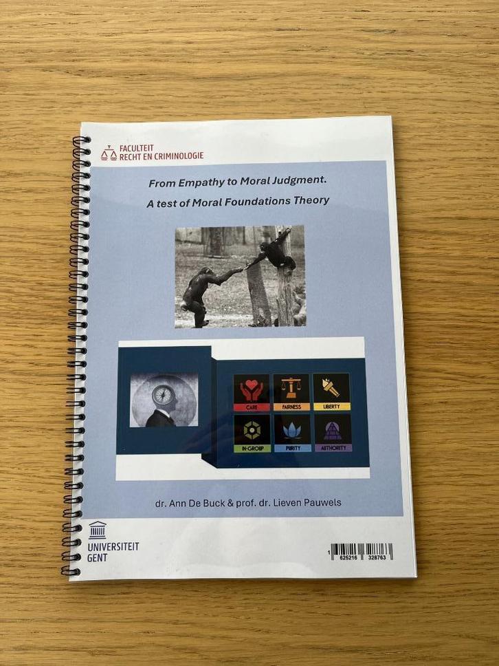 A test of Moral Foundations Theory, Boeken, Studieboeken en Cursussen, Zo goed als nieuw, Hoger Onderwijs, Ophalen