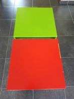2 ikeatafeltjes, Gebruikt, Vierkant, 55 tot 75 cm, Ophalen