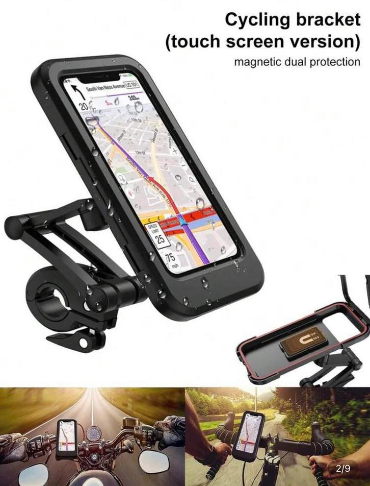 Nieuw Waterdichte motorfiets/ fiets telefoonhouder, Telecommunicatie, Telefoonhouders, Zo goed als nieuw, Fiets, Ophalen
