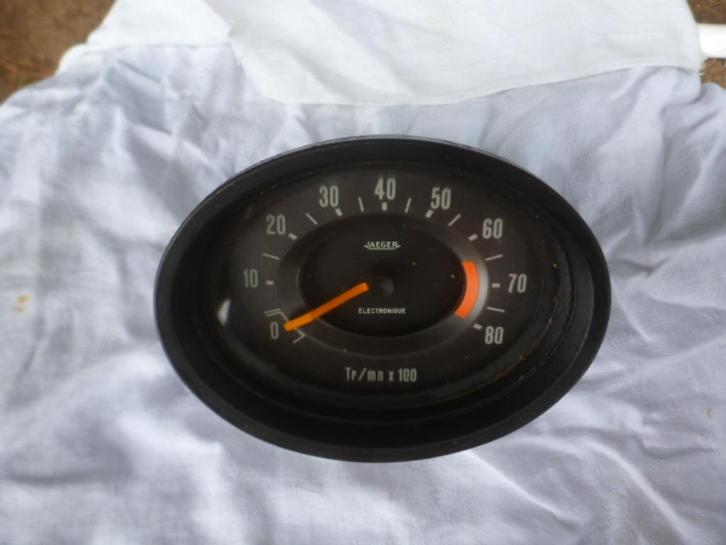 CITROEN SM: JAEGER toerenteller, Auto-onderdelen, Dashboard en Schakelaars, Maserati, Gebruikt, Ophalen of Verzenden