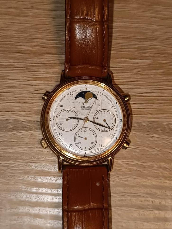 Seiko phase de lune, Handtassen en Accessoires, Horloges | Dames, Seiko, Ophalen