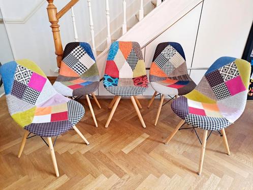chaises design espagnol - colorées, Huis en Inrichting, Stoelen, Gebruikt, Eén, Stof, Ophalen