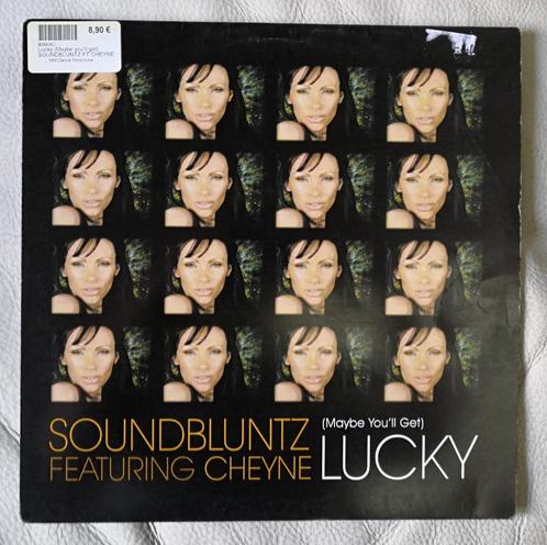 Soundbluntz Fort. Cheyne (Maybe You'll Get) Lucky 12" Belgiu, CD & DVD, Vinyles | Dance & House, Comme neuf, Dance populaire, 12 pouces