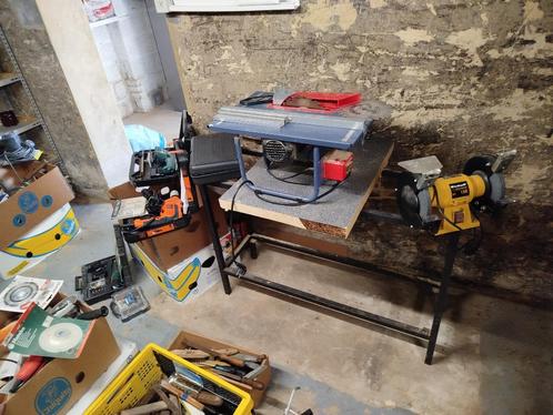 GROTE PARTIJ VERSCHILLENDE GEREEDSCHAPPEN, 16 MACHINES, ENZ., Doe-het-zelf en Bouw, Gereedschap | Handgereedschap, Gebruikt, Ophalen
