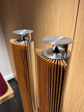 Bang & Olufsen Beolab 18 Alu Silver met oak covers - B&O beschikbaar voor biedingen