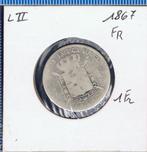 1 franc  1867 fr, Zilver, Ophalen of Verzenden, Losse munt, Zilver