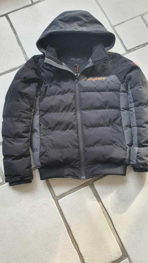 JAS/ANORAK 12 JAAR 'CAR JEANS', Kinderen en Baby's, Kinderkleding | Maat 152, Zo goed als nieuw, Jongen, Jas, Ophalen of Verzenden