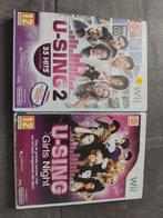 U sing 2 + U sing girls night Wii, Consoles de jeu & Jeux vidéo, Comme neuf, Enlèvement ou Envoi