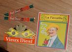 sigarenbandjes "La Favorite" + Oud Diest, Verzamelen, Ophalen of Verzenden, Zo goed als nieuw, Sigarenbandjes
