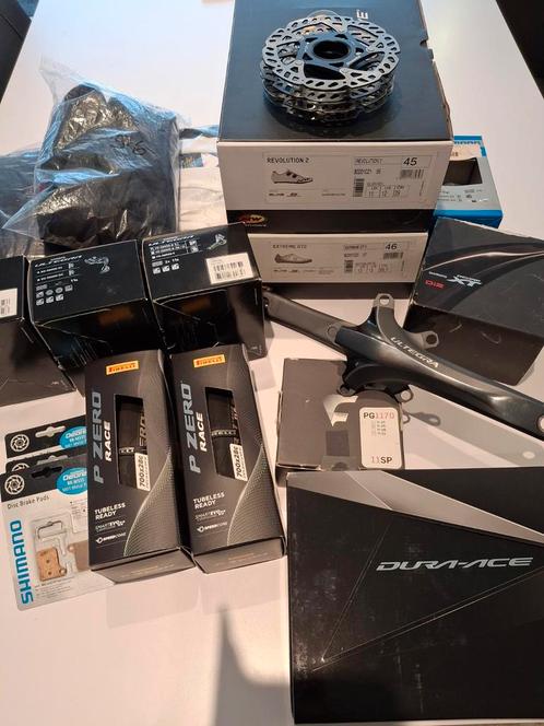 Shimano / Pirelli / Northwave Nettoyage du garage, Vélos & Vélomoteurs, Vélos Pièces, Neuf, Enlèvement ou Envoi