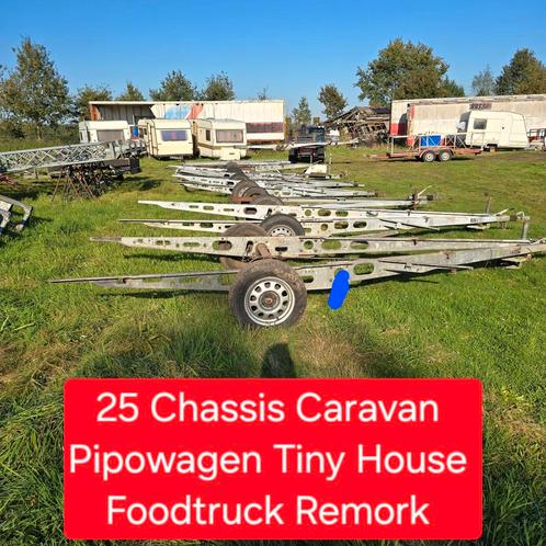 Chassis caravan tiny house pipowagen foodtruck werfkeet bouw, Auto diversen, Aanhangers en Bagagewagens, Zo goed als nieuw, Ophalen of Verzenden