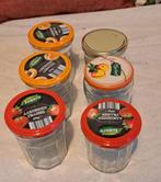 confituur potten 6 stuks, Huis en Inrichting, Keuken | Potten en Pannen, Ophalen, Zo goed als nieuw, Glas, Pot, Bus of Blik