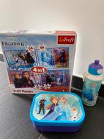 Frozen - set met brooddoos & drinkbus & puzzels, Ophalen, Zo goed als nieuw