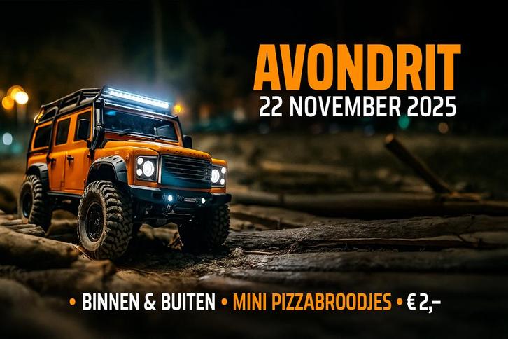 ️ RC 4x4 Avondrit – Deinze – Licht, modder en gezelligheid!, Auto's, Overige Auto's, Particulier, 4x4, Elektrisch, SUV of Terreinwagen