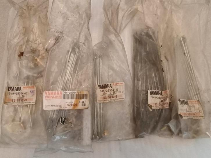 Yahama SG / Sting originele spaken met nipples +/- 90 stuks, Motoren, Onderdelen | Yamaha, Ophalen of Verzenden