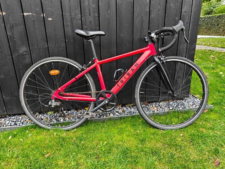 Triban 100 racefiets - TECHNISCH PERFECT (recent onderhoud!), Fietsen en Brommers, Fietsen | Racefietsen, Gebruikt, Heren, Overige merken