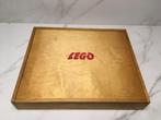 Lego houten doos vintage met bouw elementen, Gebruikt, Lego, Ophalen