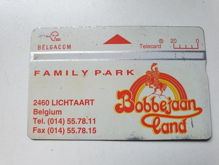 oude telefoonkaart BOBBEJAANLAND Belgacom Telecard, Verzamelen, Telefoonkaarten, Ophalen of Verzenden