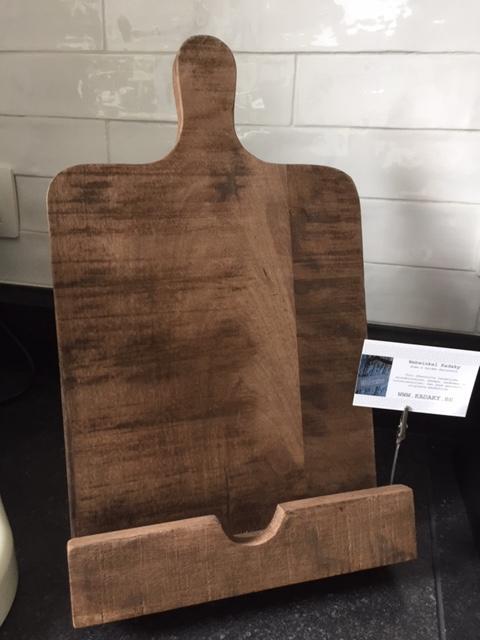 Kookboekenstandaard - Snij-Broodplank Hout - Landelijk, Antiquités & Art, Antiquités | Ustensiles de cuisine, Enlèvement ou Envoi