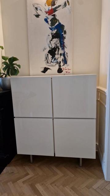 Commode Calligaris design vintage blanc, Enlèvement, Comme neuf