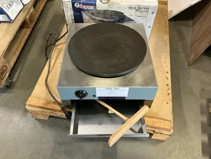 Hendi Crêpe bakplaat | Ø 400 mm | 3000 W | RVS, Zakelijke goederen, Horeca | Keukenapparatuur, Overige typen, Gebruikt, Ophalen