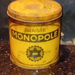Vintage blik vet MONOPOLE, Verzamelen, Ophalen of Verzenden, Gebruikt, Verpakking