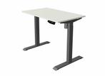 Zit sta bureau Move-1 100x60cm wit - Elektrisch verstelbaar, Verzenden, Nieuw, In hoogte verstelbaar
