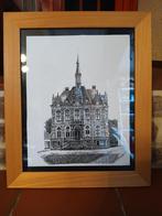 Hoboken oud gemeente huis tekening, Antiek en Kunst, Ophalen of Verzenden