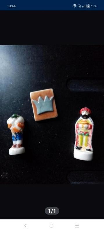 Drie koningen, figuren in porselein, nieuw, voor de 3 samen  beschikbaar voor biedingen