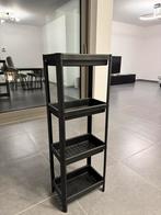 IKEA VESKEN Open kast, zwart, 37x23x101 cm, Ophalen, Nieuw